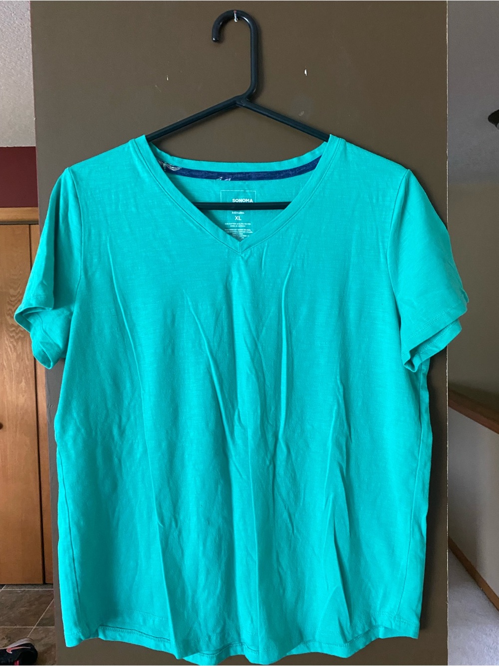 Sonoma V-Neck Tee in Teal